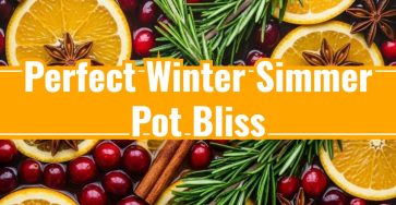 Slow Cooker Dried Orange Cranberry Simmer Pot Potpourri