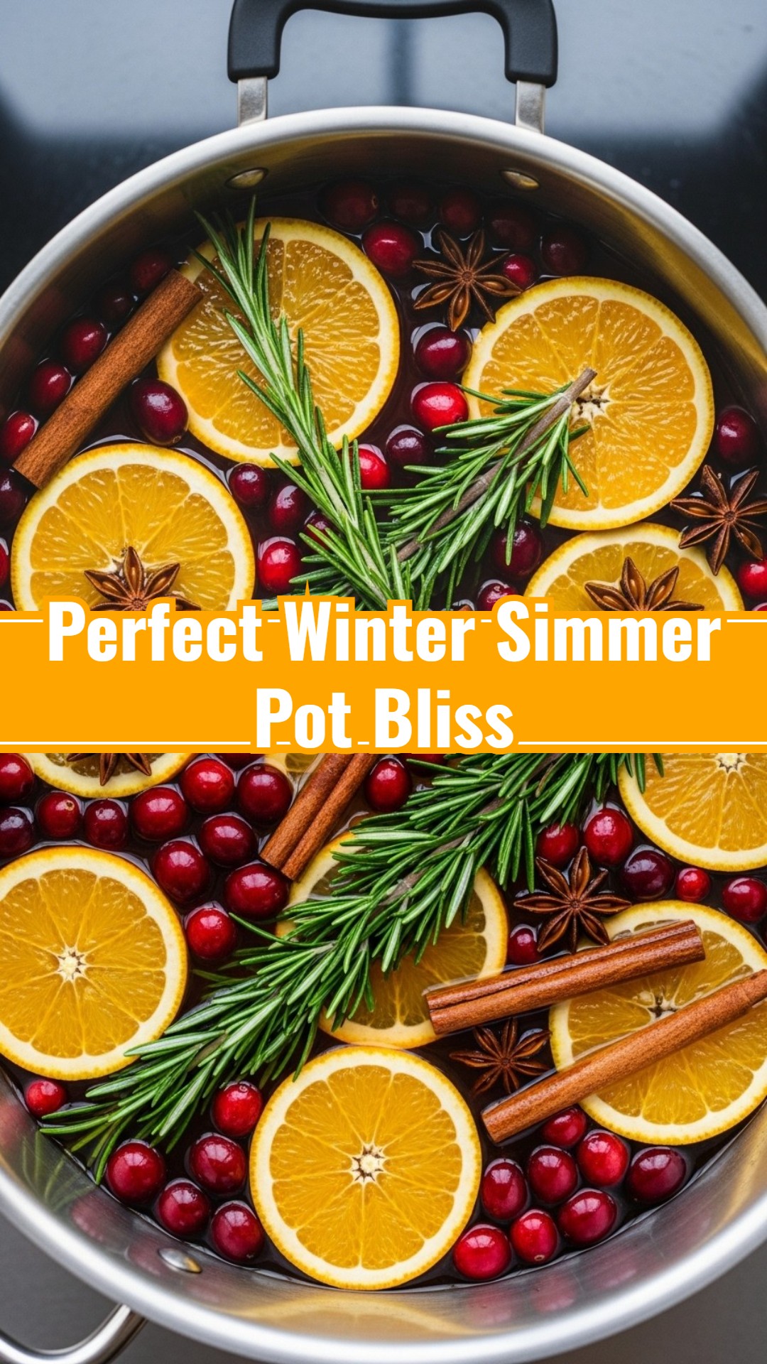 Slow Cooker Dried Orange Cranberry Simmer Pot Potpourri
