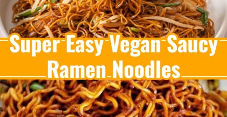Yummy Hot Spicy Easy Saucy Vegan Ramen Noodles