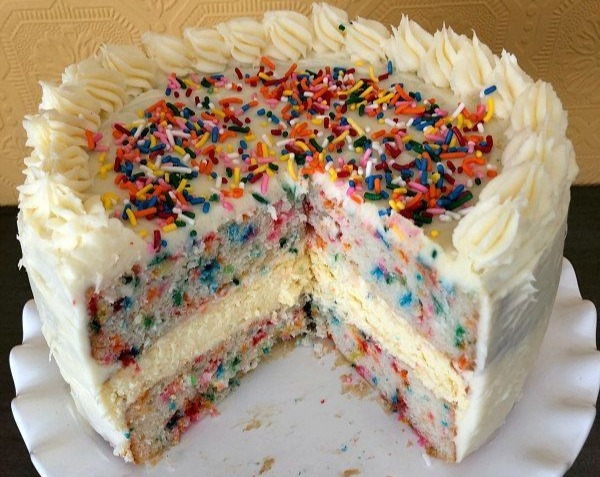 Best Funfetti Birthday Cake Ever Simple Four Layer Recipe overview