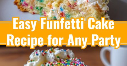 Homemade Old Fashioned Funfetti Cake Classic Vintage Recipe
