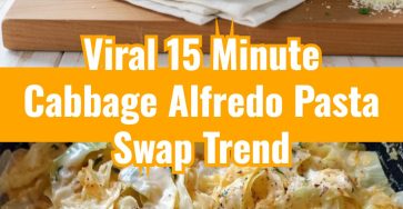 Viral 15 Minute Cabbage Alfredo Low Carb Pasta Fiber Maxxing