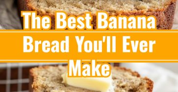 Best Easy Foolproof Quick Banana Bread Loaf Recipe