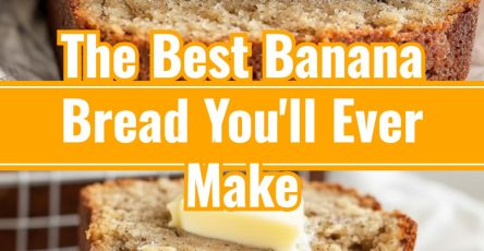 Best Easy Foolproof Quick Banana Bread Loaf Recipe