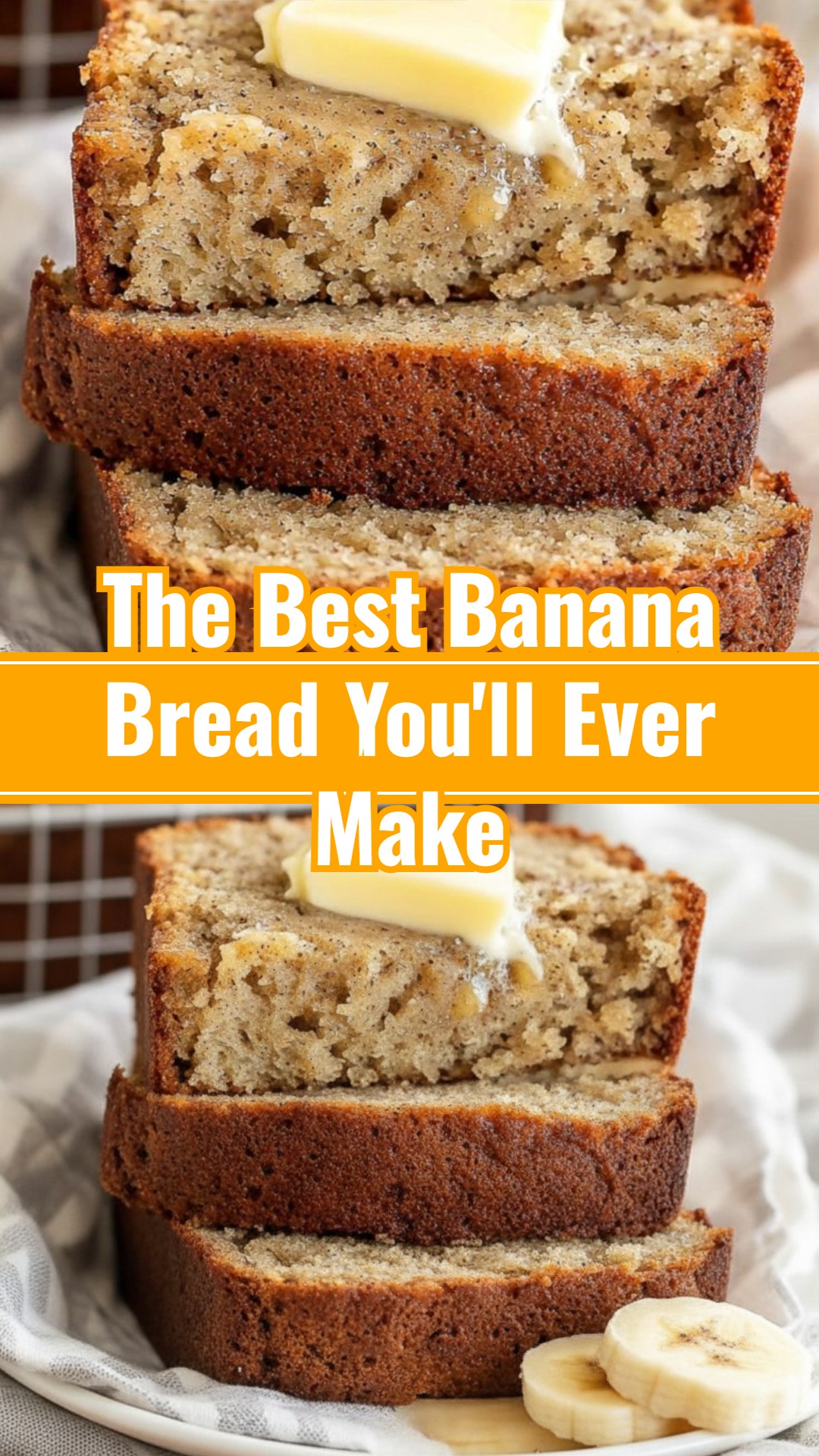 Best Easy Foolproof Quick Banana Bread Loaf Recipe