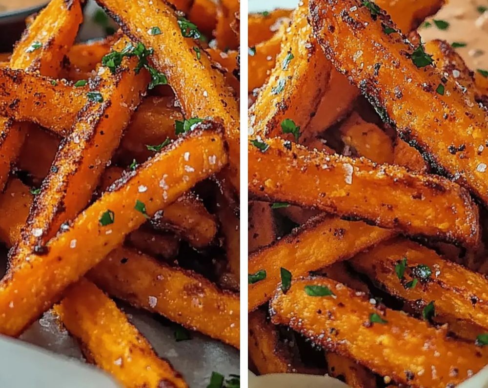 Crispy Baked Sweet Potato Fries Simple Veggie Side overview