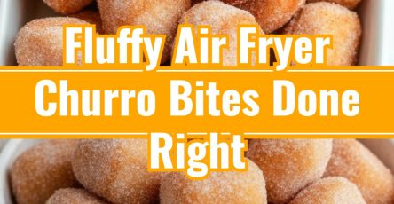 Easy Air Fryer Churro Bites Lighter Baked Fun Snack