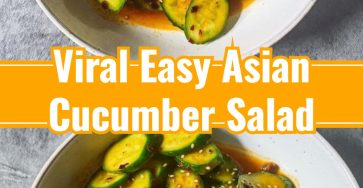 Easy Healthy Asian Cucumber Salad Perfect Side for Slow Cooker Meals
