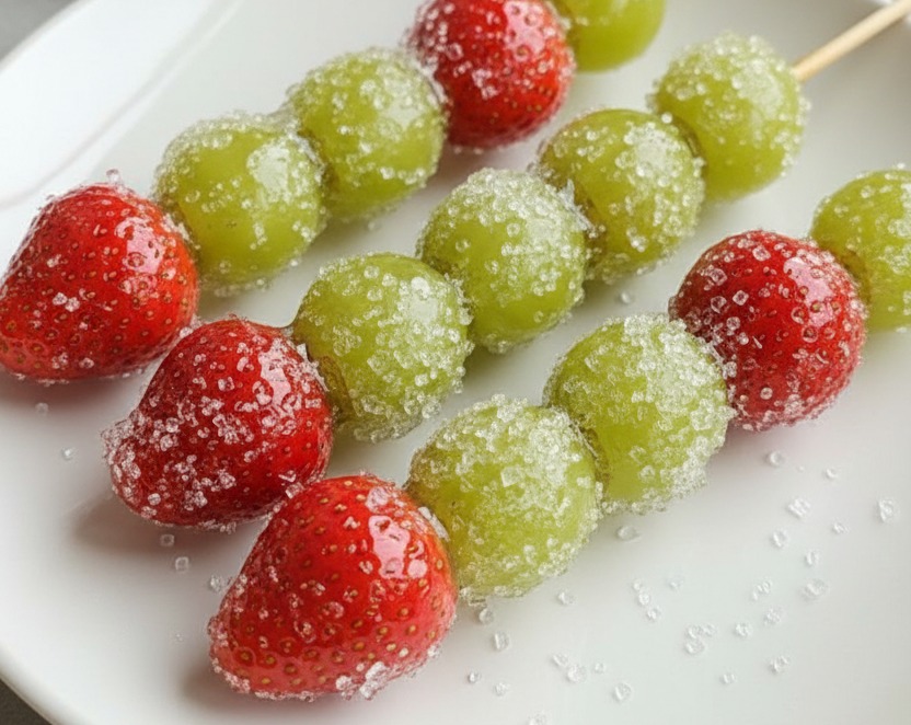 Make Tanghulu At Home: Easy Crunchy Homemade Fruit Snacks serving