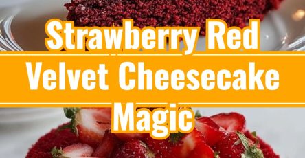 Red Velvet Strawberry Cheesecake Delicious Sweet Dessert Cake Ideas