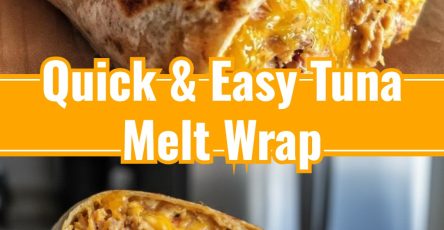 Simple Healthy Tuna Melt Wrap for Easy Lunches