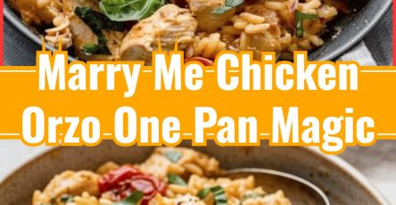 Simple Marry Me Chicken Orzo Cozy Dinner Family Favorite