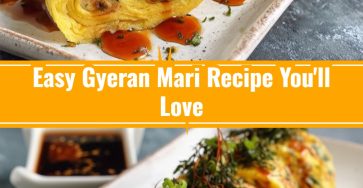 Easy Colorful Gyeran Mari Korean Rolled Omelette with Vegetables