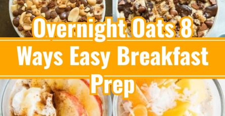 Flavorful Overnight Oats 8 Ways Healthy Breakfast Bowl