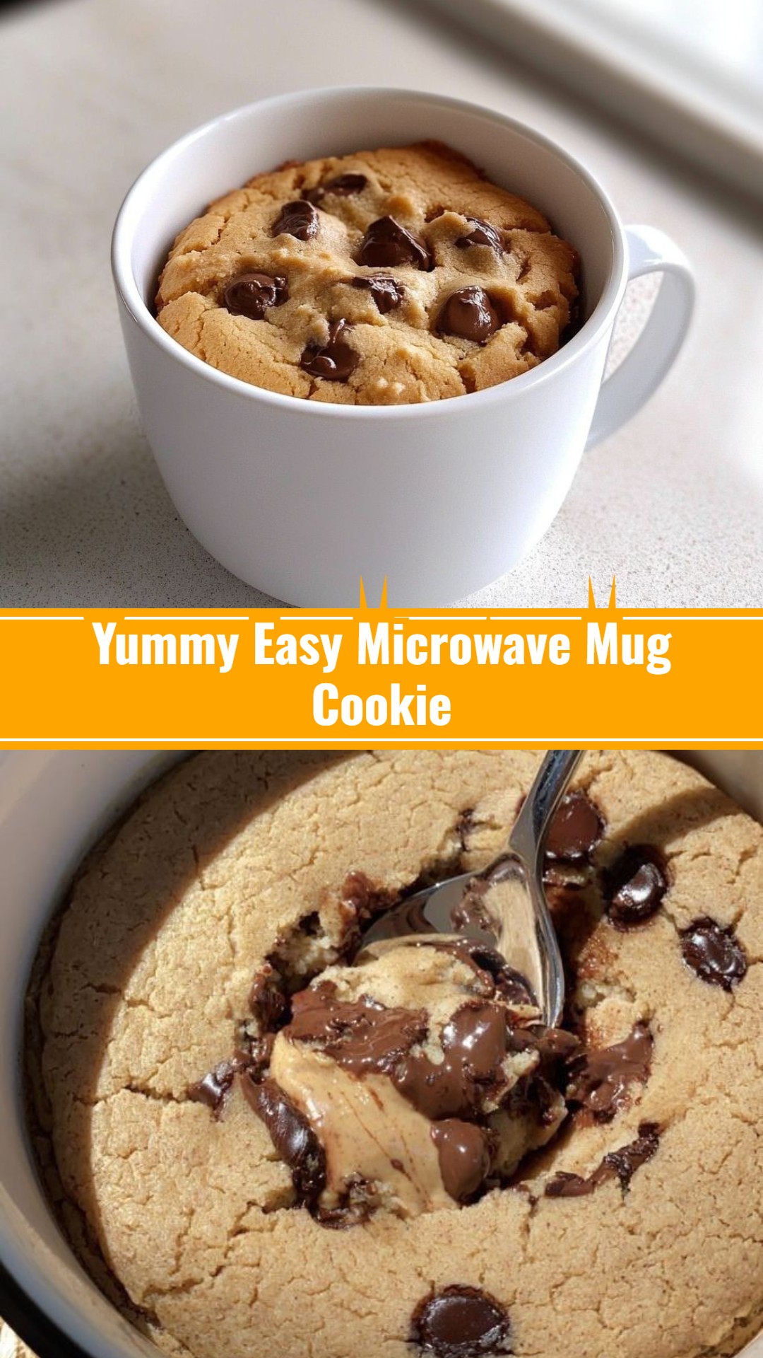 Yummy Easy Microwave Mug Cookie Quick Snack Recipe