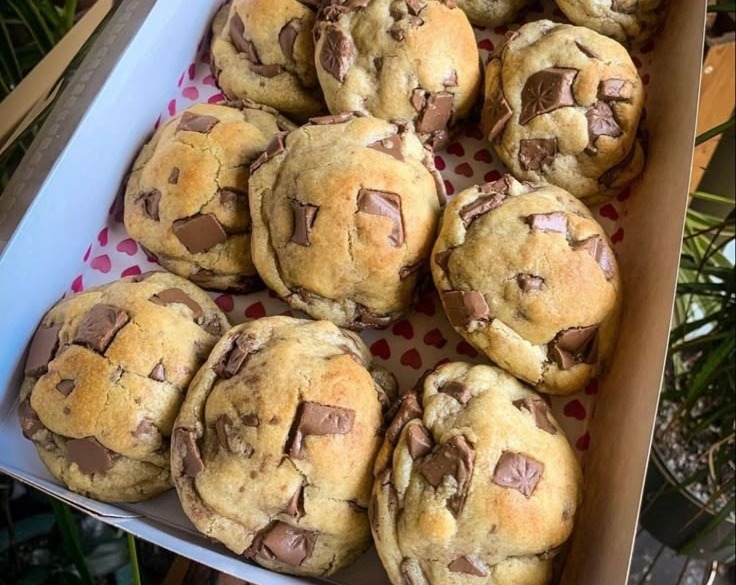 Sweets To Bake Nutella Cookies Pie serving