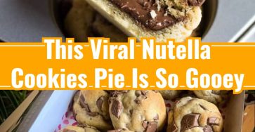 Sweets To Bake Nutella Cookies Pie