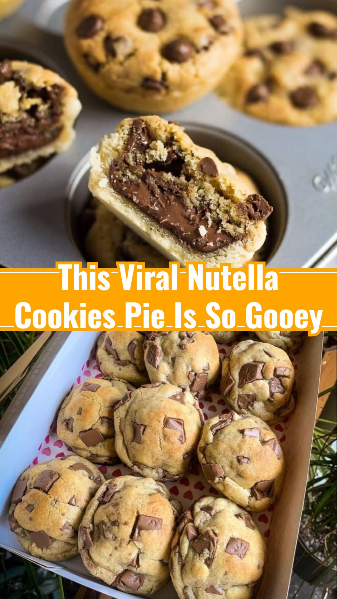 Sweets To Bake Nutella Cookies Pie