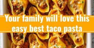 easy BEST Taco Pasta Beef Pasta Healthy
